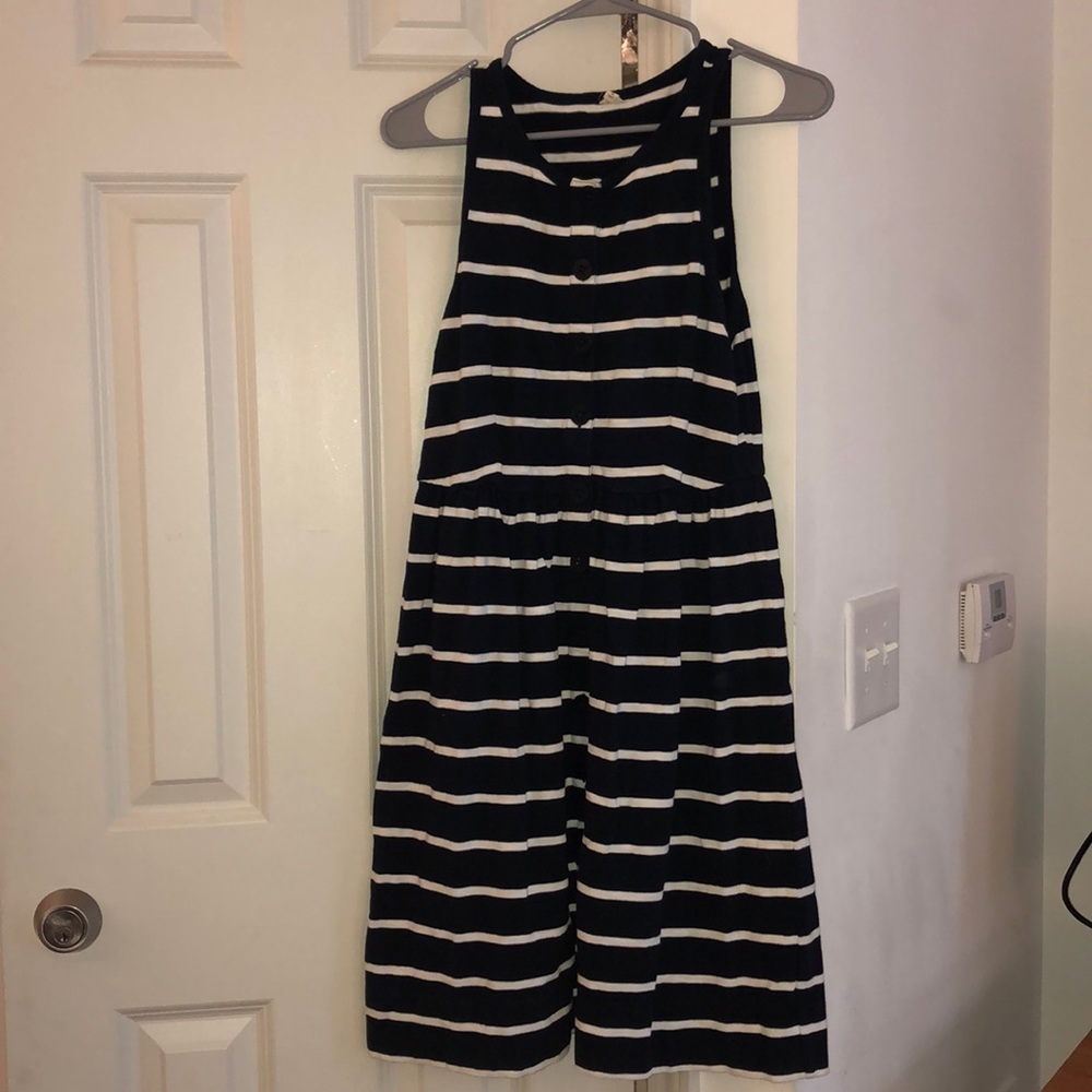 J.crew button down tank top dress